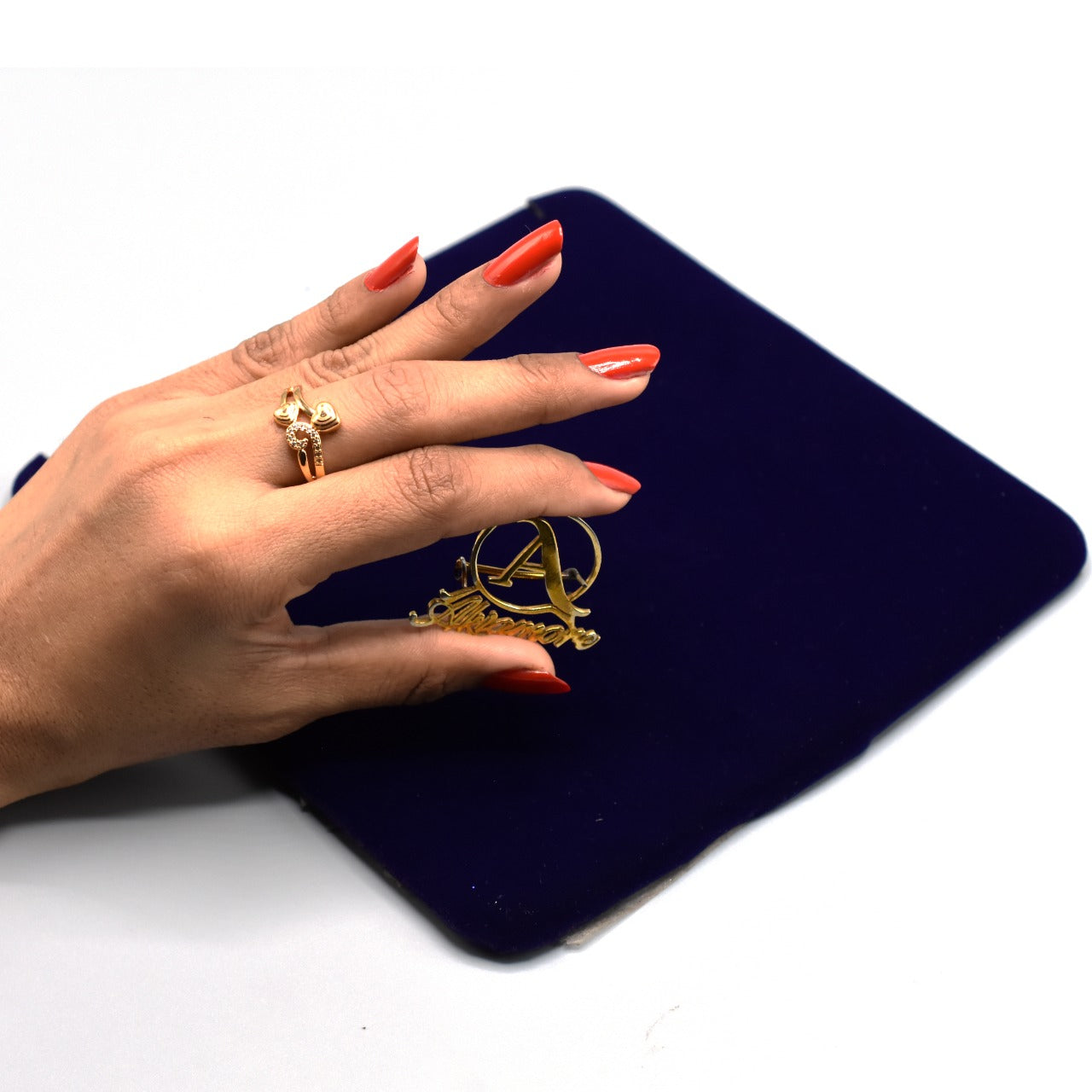 Sterling  Gold Gold Ring Full Zircon CZ Lady Bird Ring Women Wedding Jewelry Rock Punk Round Jewelry