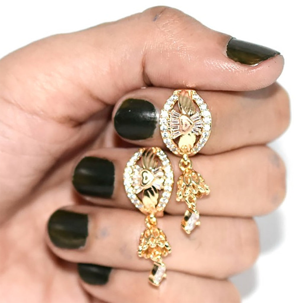Gold Luxury sterling hoop earrings