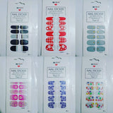 1Pcs Random DIY Nail Stickers Colorful Water Transfer Nail Stickers 3D Flower Foil Adhesive Nail Art Decoration nsfrmir2a-1
