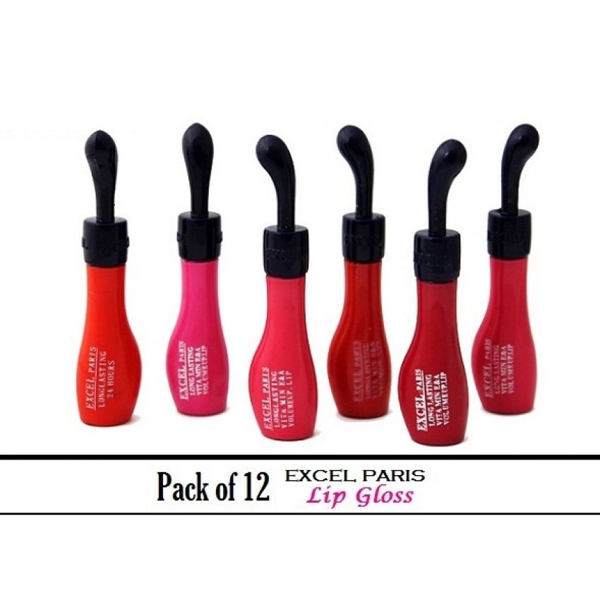 pack of 6 EXCEL lip gloss lsfrmis2a-1