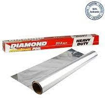 Original Diamond Aluminium Foil - 5 Metres -Small  dafsrz8b-6