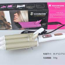 Ceramic Hair Crimp Curling Iron Triple Barrel Hair Curler Irons Wave Styling Tools Hair Styler Waver Wand  scwpkz4e-j