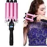 Ceramic Hair Crimp Curling Iron Triple Barrel Hair Curler Irons Wave Styling Tools Hair Styler Waver Wand  scwpkz4e-j