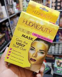 HUDA BEAUTY Gold Collagen Peel off Mask Deep Cleaning Blackhead Removal Acne Treatment 1-Pcs hbgmgdz3a-a