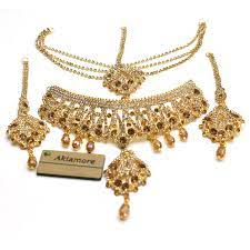 Dubai Jewelry Sets Crystal Necklace Earrings Ring Nigerian Wedding Party Women Fashion Jewelry Set jtfrpna2c-1