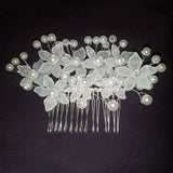 Crystal Hair Combs Tiaras Rhinestone Pearl Bridal Hair Comb Headpiece Women Hair Jewelry Wedding Hair Accessories for Bride cpfrpdc5k-1