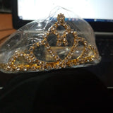 Golden  Color Silver Crystal Crowns Bride tiara Fashion Queen For Wedding Crown Headpiece Wedding Hair Jewelry Accessories cnfrgdc6d-1