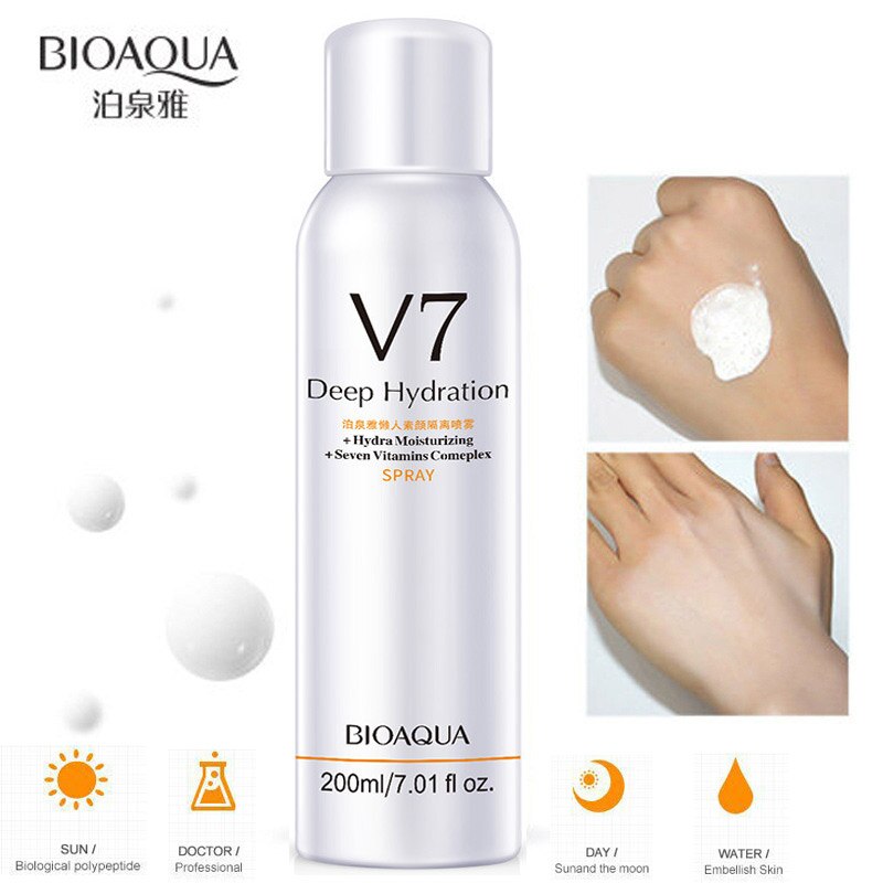 BIOAQUA V7 Deep Hydration Spray Seven Vitamins Complex 200ml  bdhswez8b-5