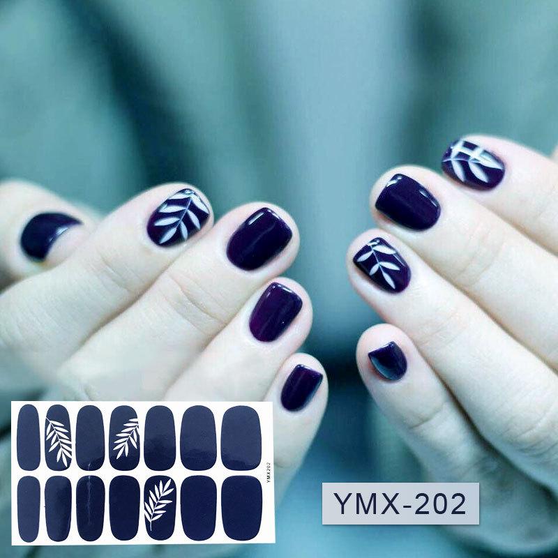 1Pcs Random DIY Nail Stickers Colorful Water Transfer Nail Stickers 3D Flower Foil Adhesive Nail Art Decoration nsfrmir2a-1