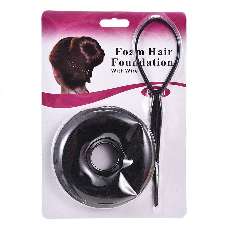 Hair Foundation Foam with Wire Black for Hair Styling  htfrbks6f-7