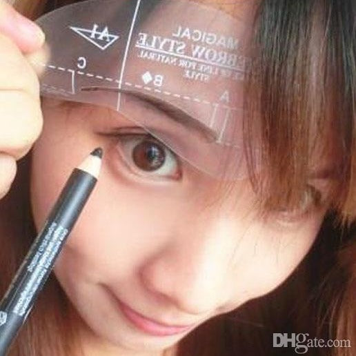 4pcs/Set Magic Eyebrow Stencil Makeup Style A Stencil For The Eye Brow Drawing Template Make Up Tool Shape For Eyebrows Template ssfrcls4h-6