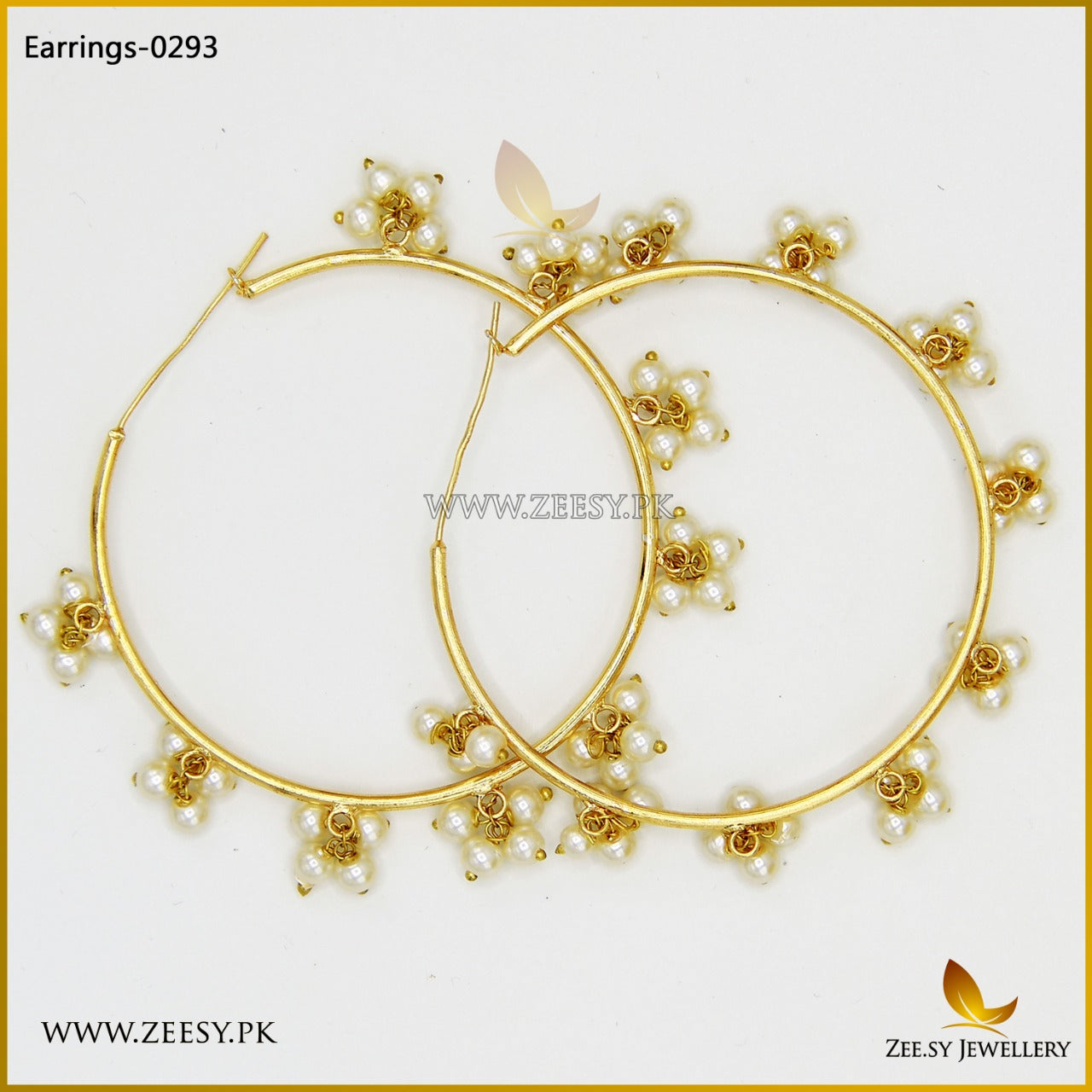 Top Quality Indian Circle Handmade Bali Gajra Style Earrings For cute punjabi Girls