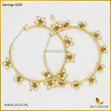 Top Quality Indian Circle Handmade Bali Gajra Style Earrings For cute punjabi Girls