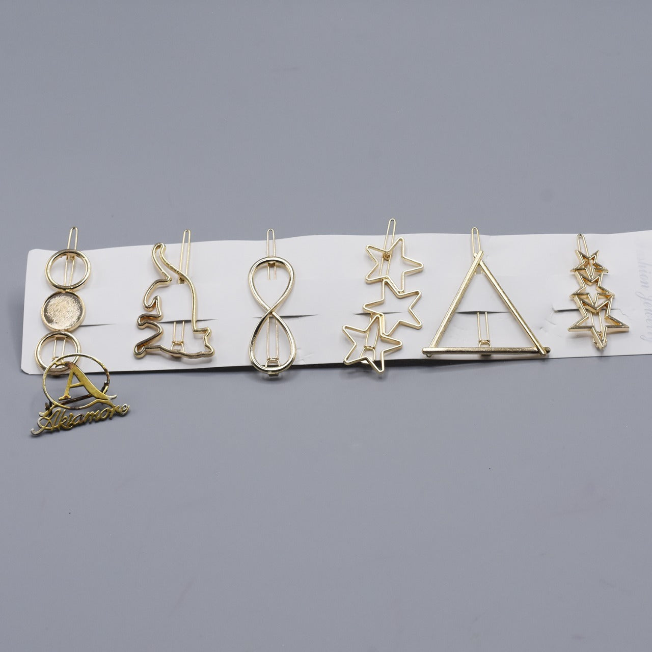 6pcs set Gold Rhinestone Scissors Pearls Hairpins Hair Clips Hair Accessories