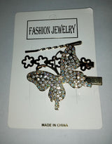 3pcs set rendom design Gold Rhinestone Scissors Pearls Hairpins Hair Clips Hair Accessories