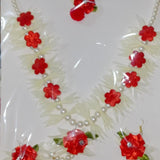 BRIDAL FLOWER GAJRA Indian Pakistani wedding Jewellery Set Mehndi For Women