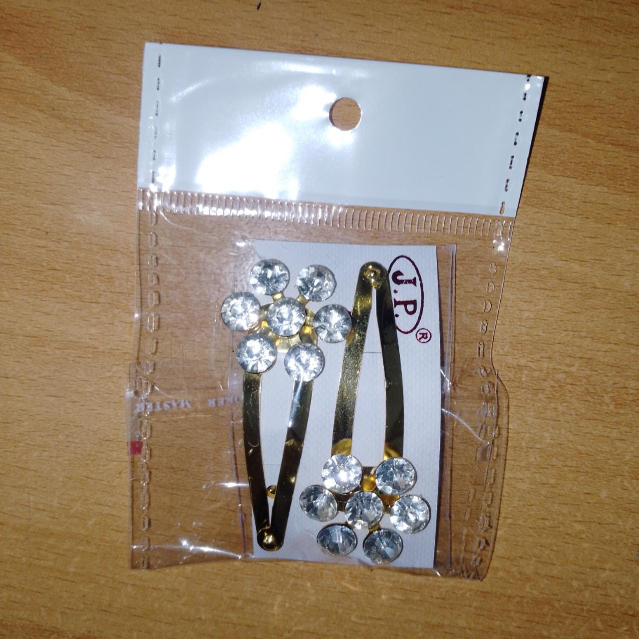 1 pair New Golden  Clip Headdress Femals Hairpin Top Bangs Broken Side Hair Accessories For Women cpfrgdc5d-1