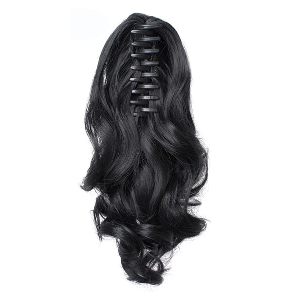 2 in 1 Hair Extension Natural Curly ad Layer Wavy Hairpiece Piece  Extension For  Women