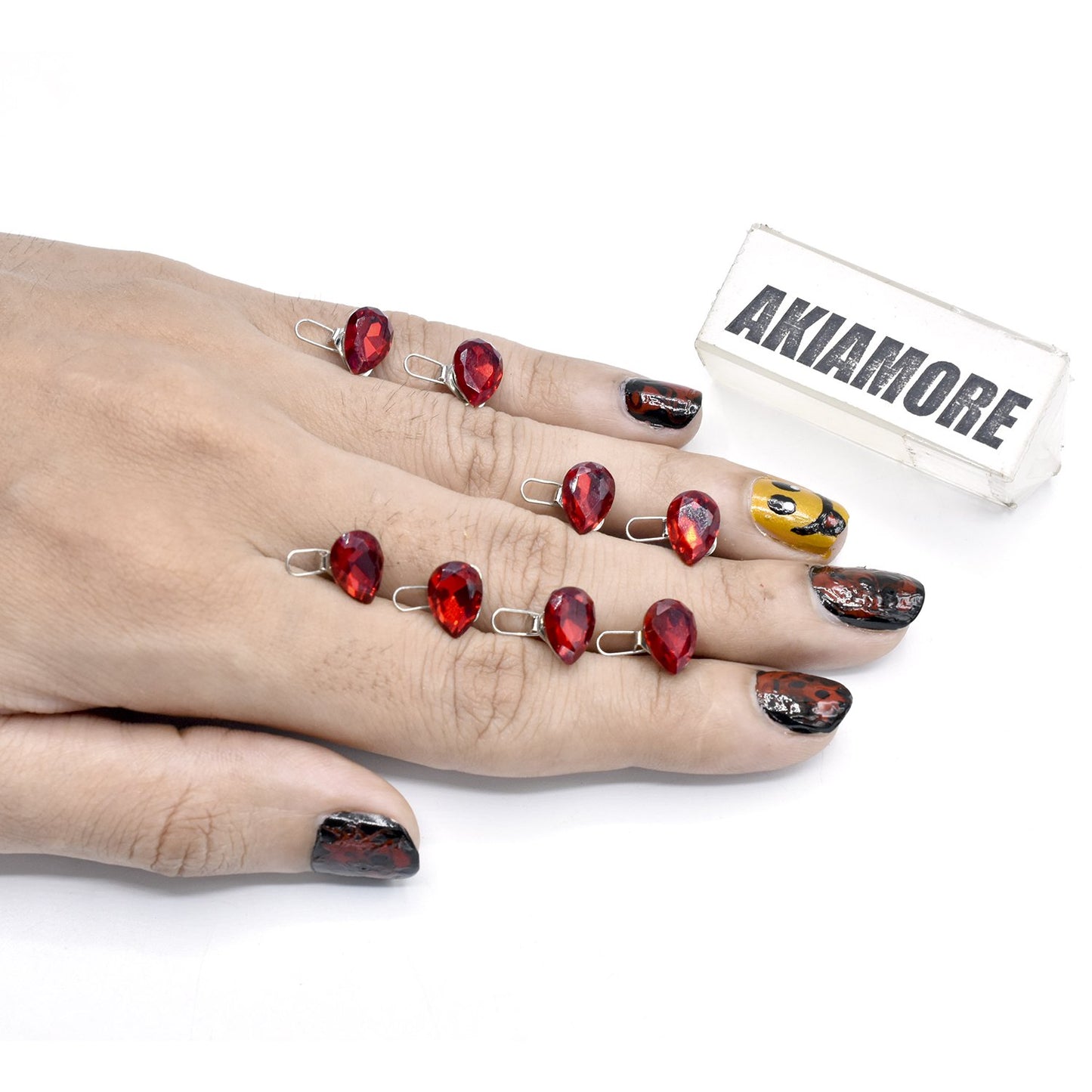 New Design Chinese Red Crystal Flower Wedding Bridal Hair Clip Handmade Decorations In Hair Jewelry Accessories For Women hbfrrdd3d-1