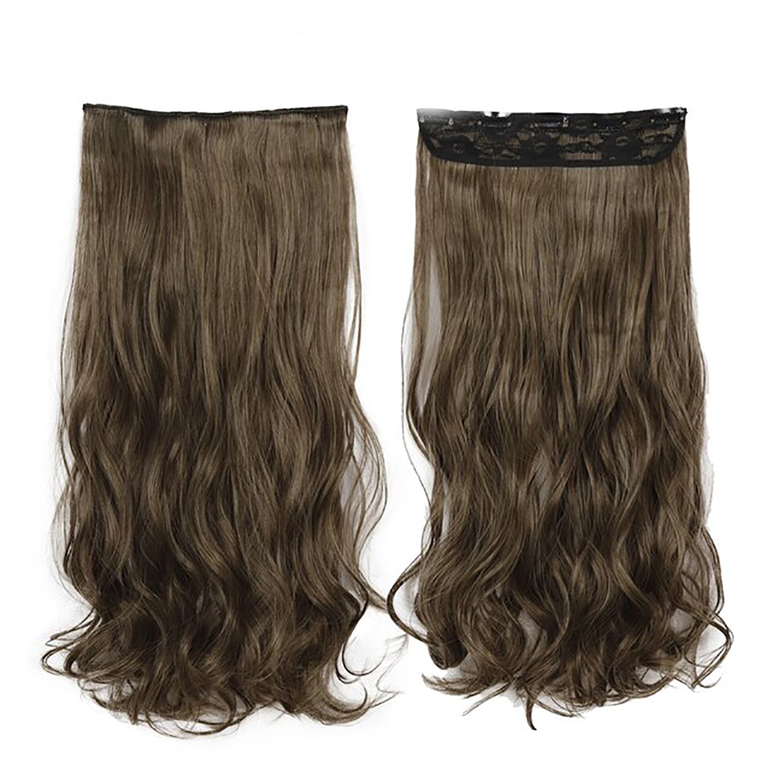 Remei  Synthetic Long Wave Clip In Hair Extension Heat Resistant Wavy Hairpiece High Temperature Fiber