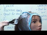 Hair Streaking Cap with Hook tipping cap htfrset4h-1