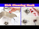Wire Brush Hand Sink Cleaning Hook Dredging Device Snake Drain Cleaner Spring Pipe Dredging Tool Drain Opener Drain Clog Remover Sink Grabber Claws Opener Tool for Sewer Kitchen Sink Bathroom Tub Toilet Clogged Drains Catcher  crfrsrv1g-1