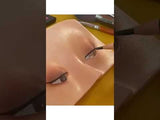 Makeup Practicing Board Face Eye Practice Pad Silicone Bionic Skin for Make Up Eyelash Eye Shadow Training  mpbskz4l-1