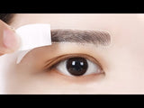 2 Pair Water Transfer 6D Eyebrows Sticker Semi-Permanent Long Lasting False Brown Eyebrow Tattoo Stickers Eye Makeup Tools ssfrbks4h-a