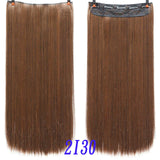 Remei Extensión de cabello mperatura, doradosintético, 5 Clips en extensión Haistyle, fibert de alta te, marrón, negro