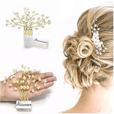 Crystal Hair Combs Tiaras Rhinestone Pearl Bridal Hair Comb Headpiece Women Hair Jewelry Wedding Hair Accessories for Bride cpfrpdc5k-1