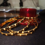 8pcs/set Fashion Gold Color Wedding Bangles for Women Bride /Jewelry Bracelets gifts