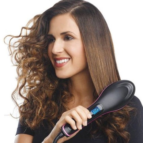 Fast Hair Straightener Brush  fhbspkz9b-b