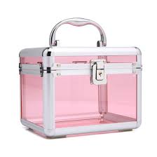 Cosmetic Bag Organizer Makeup Storage Jewellery Vanity Box (Transparent)  mobtbez1c-7