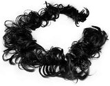Synthetic Women Curly Bun Chignon Elastic Band Clip In Hair Extensions Black Brown High Temperature Fiber Fake Hairpiece hefrnbd6j-6