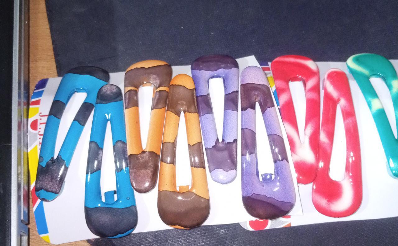 Multi Hair Clips - multicolor  hpfrmic5i-6
