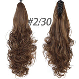 2 in 1 Curly Claw Ponytail Clip in Hair Extensions Hairpiece Pony Tail Synthetic Hair Accessories