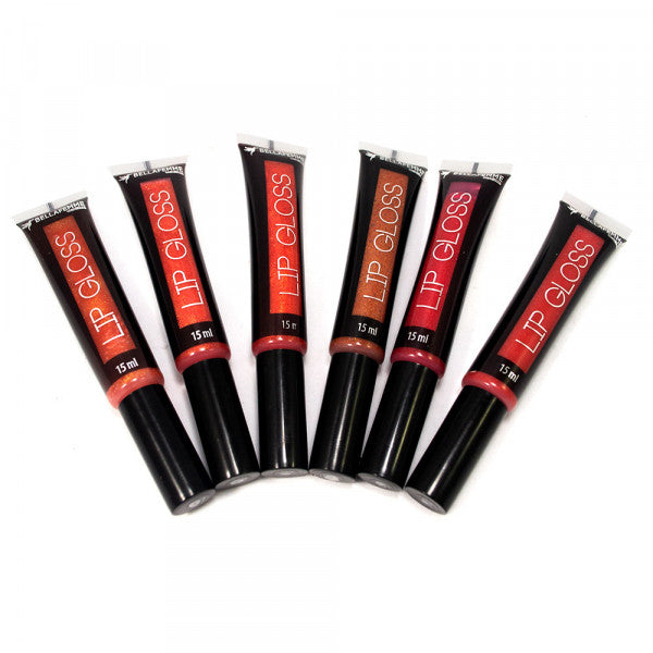 6 Lip Gloss Brilho Labial Com Aplicador Bella Femme  mlgmiz4e-8