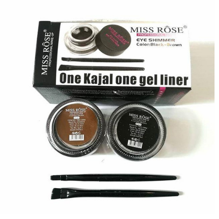MISS ROSE ONE KAJAL ONE GEL LINER  mrglbkz7c-9