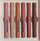 Silky touch Refreshing Matte colour Heng Fang So sweet dream Lips colour 6-Pcs, Smudge-proof Waterproof Matte Lipstick  hfmlmiz8b-c