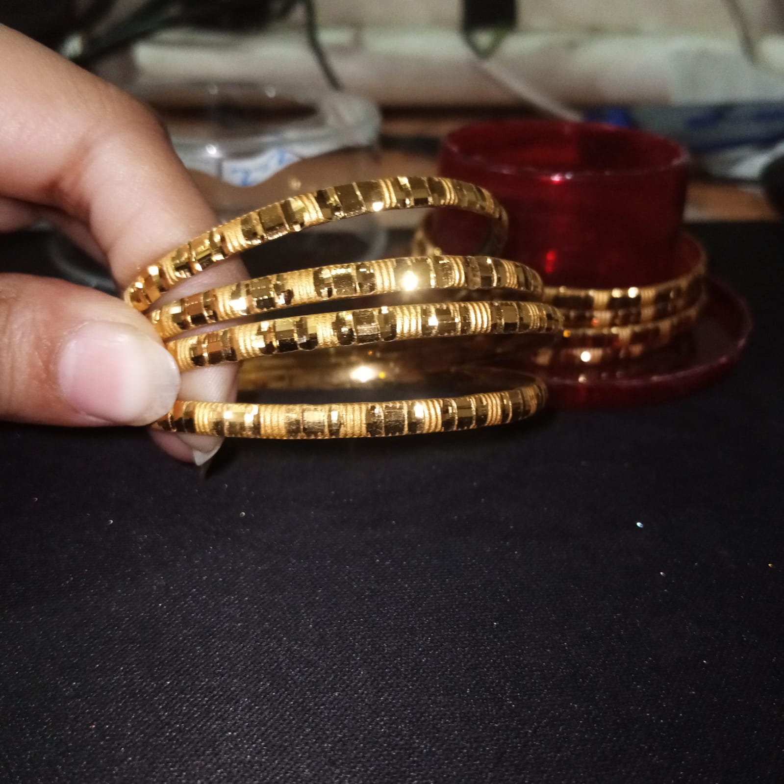 8pcs/set Fashion Gold Color Wedding Bangles for Women Bride /Jewelry Bracelets gifts