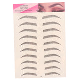 4D Eyebrows Tattoo Hair Like Sticker False Eyebrow Waterproof Stick On Makeup
