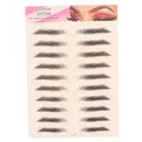 4D Eyebrows Tattoo Hair Like Sticker False Eyebrow Waterproof Stick On Makeup