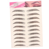 4D Eyebrows Tattoo Hair Like Sticker False Eyebrow Waterproof Stick On Makeup