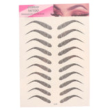 4D Eyebrows Tattoo Hair Like Sticker False Eyebrow Waterproof Stick On Makeup