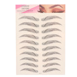 4D Eyebrows Tattoo Hair Like Sticker False Eyebrow Waterproof Stick On Makeup