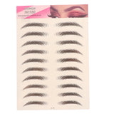 4D Eyebrows Tattoo Hair Like Sticker False Eyebrow Waterproof Stick On Makeup