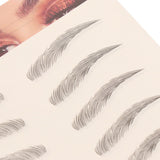 4D Eyebrows Tattoo Hair Like Sticker False Eyebrow Waterproof Stick On Makeup