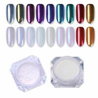12 box rendome colors Nail Glitter Powder Pearl Shimmer Nail Powder Chrome Sparkling Dazzling Pigment Dust Art Decoration ntfrmir3d-1