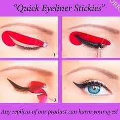 80 pcs Quick Eyeliner Stickies Stencil Sticker Eye Make up Tool ORIGINAL AU1 ssfrpks4h-9