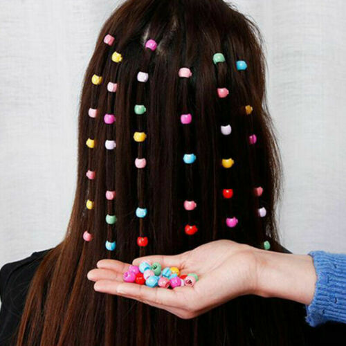 Mini Plastic Hair Claw Clips Grips For Girls Candy Colour Beads Headwear Durable hpfrmid3e-6
